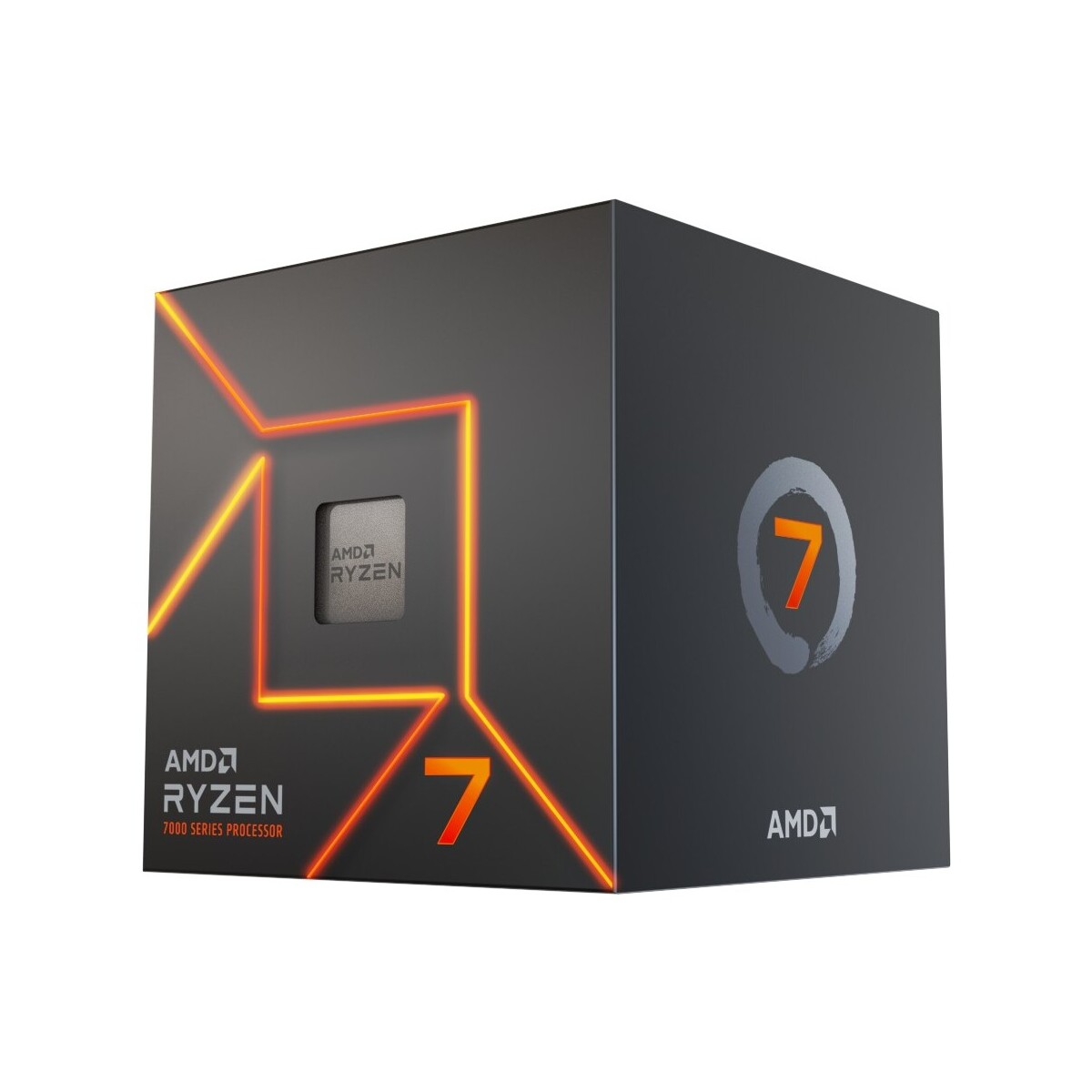7700 mit Mehrfarbig Boxed-Kühler, Prozessor AMD
