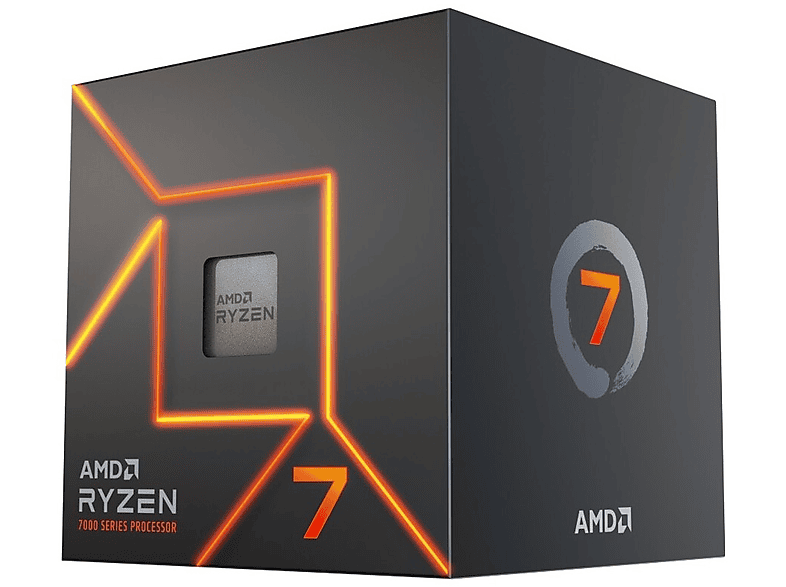 AMD 7700 Prozessor mit Boxed-Kühler, Mehrfarbig