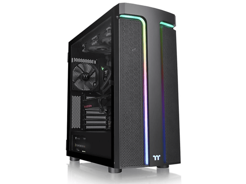 THERMALTAKE schwarz Gehäuse, PC ARGB TG H590