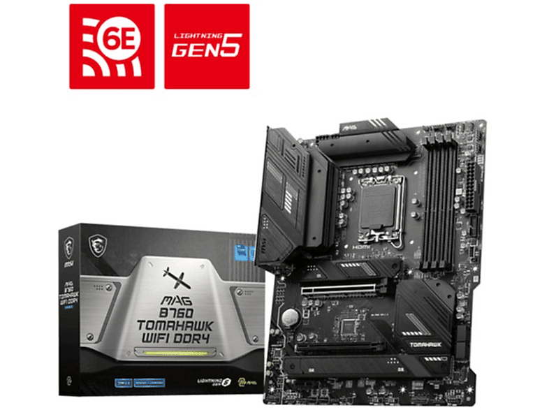 MSI MAG Mainboards B760 TOMAHAWK WIFI DDR4 schwarz