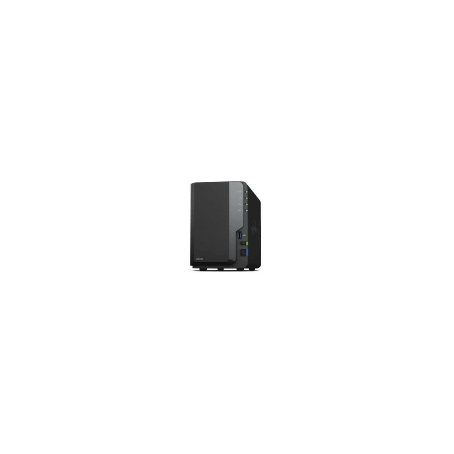 CAPTIVA NAS Server S75-453 2GB 2x / 4 2-Bay mit TB RAM 3,5 DS223 2 (Synology IronWolf) / TB Zoll Seagate 4TB
