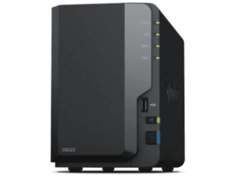 CAPTIVA NAS Server S75-453 (Synology DS223 / 2GB RAM / 2-Bay 4TB mit 2x 2 TB Seagate IronWolf) 4 TB 3,5 Zoll