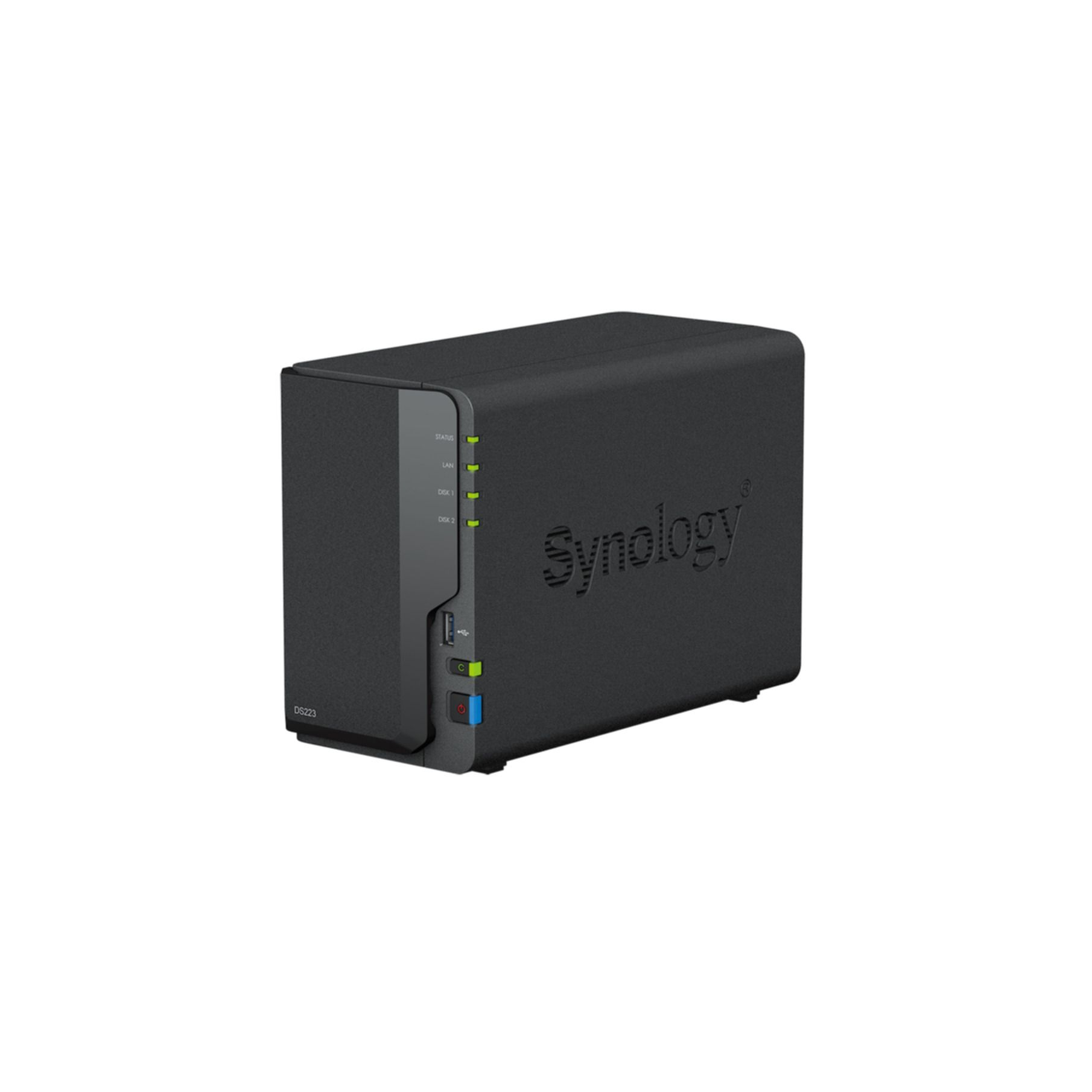 CAPTIVA NAS Server S75-453 (Synology 4 / 2-Bay 2GB 3,5 DS223 mit 4TB TB Zoll / RAM 2x Seagate 2 IronWolf) TB