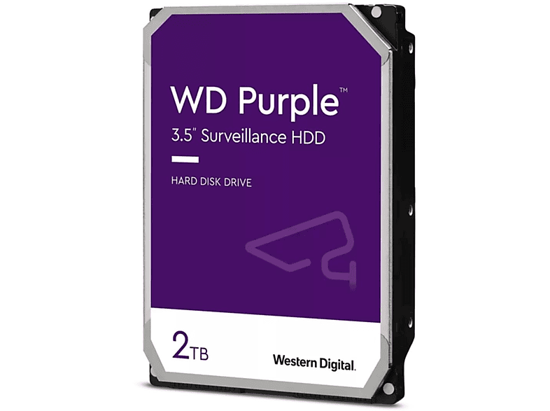 WESTERN DIGITAL WD23PURZ, 2000 GB, HDD, 3,5 Zoll, intern