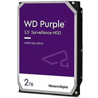 Disco duro HDD interno 2 TB 2000 GB - WESTERN DIGITAL WD23PURZ, Interno, 300
