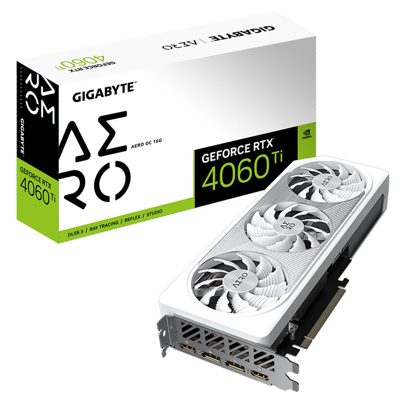 (NVIDIA, RTX OC GeForce Grafikkarte) AERO Ti 4060 GIGABYTE