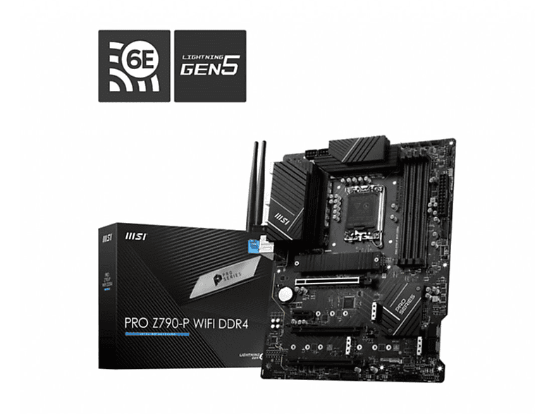 MSI PRO schwarz Z790-P Mainboards WIFI