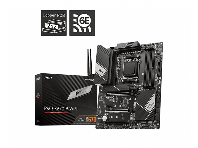 Placa base  - MSI PRO X670-P WIFI MSI