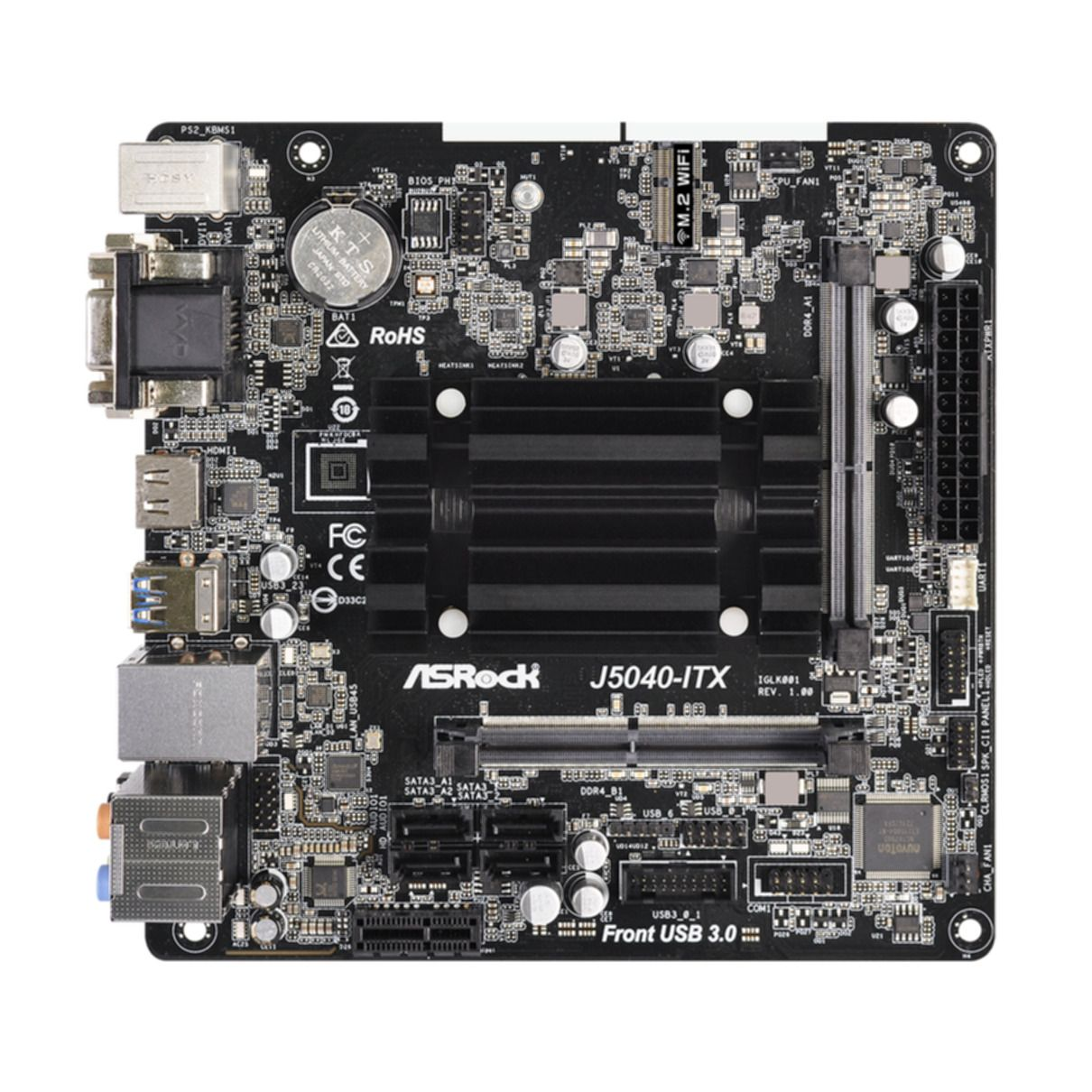 ASROCK J5040-ITX Mainboard Black