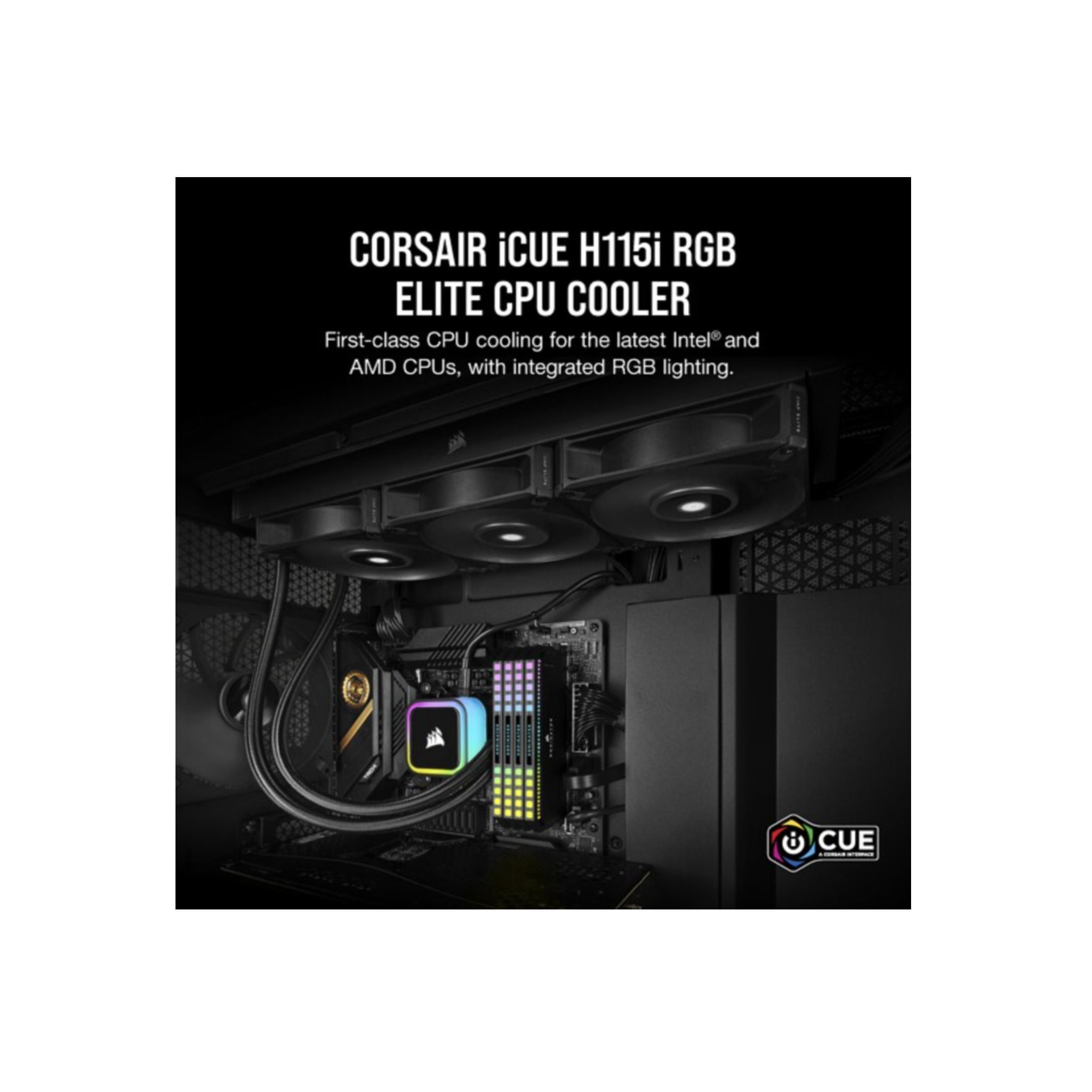 CORSAIR H115I CPU Wasserkühler, schwarz