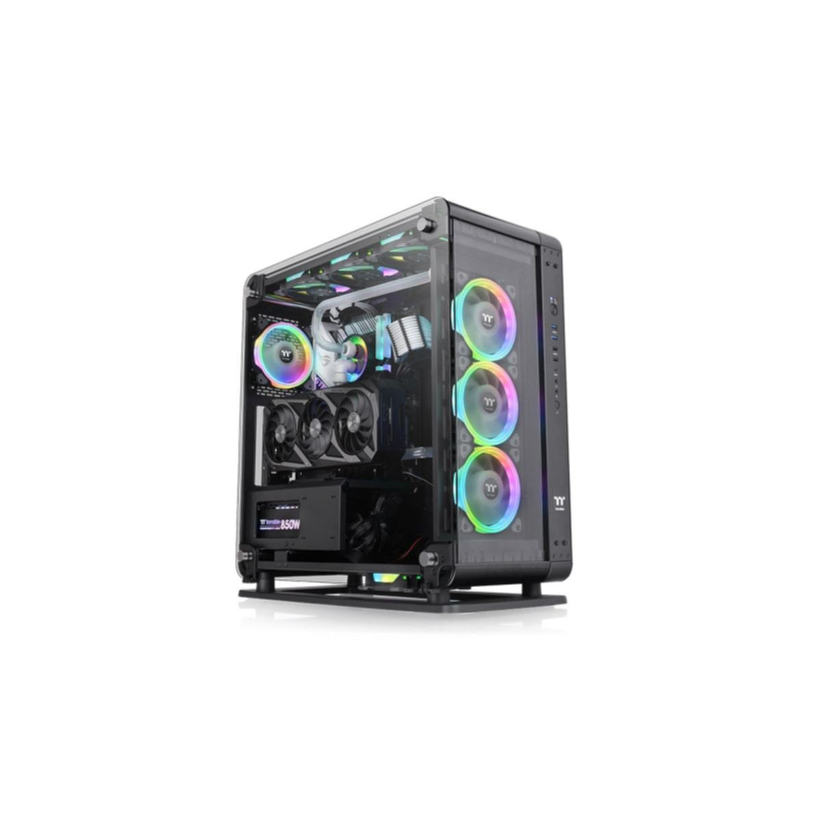 P6 PC Core Gehäuse, Glass Tempered Tower THERMALTAKE Mid schwarz