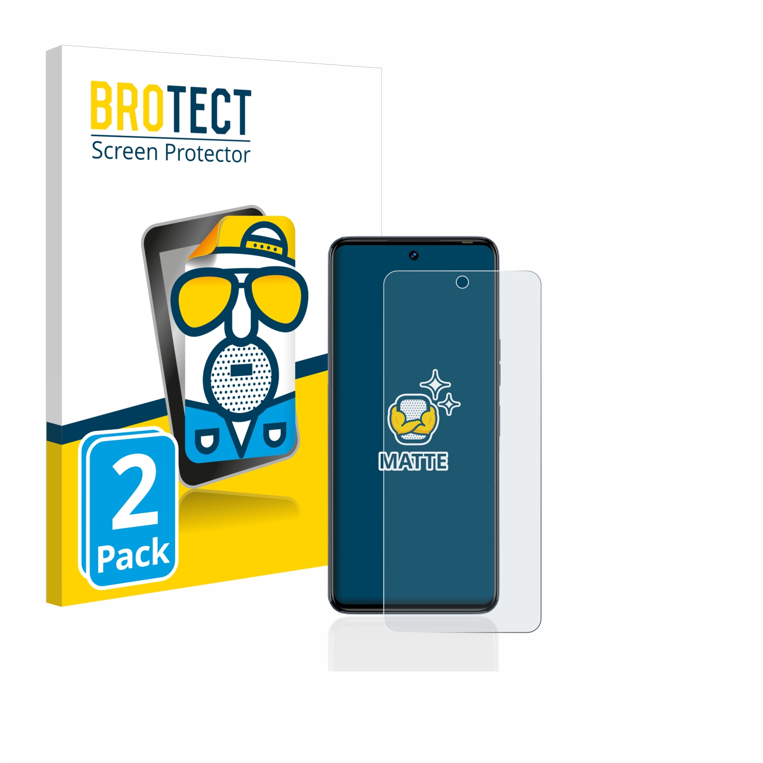 BROTECT 2x matte Schutzfolie(für Tecno Pro 5G) Camon 20