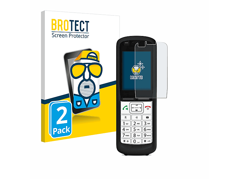 matte Unify BROTECT DECT 2x OpenScape R6) Schutzfolie(für Phone