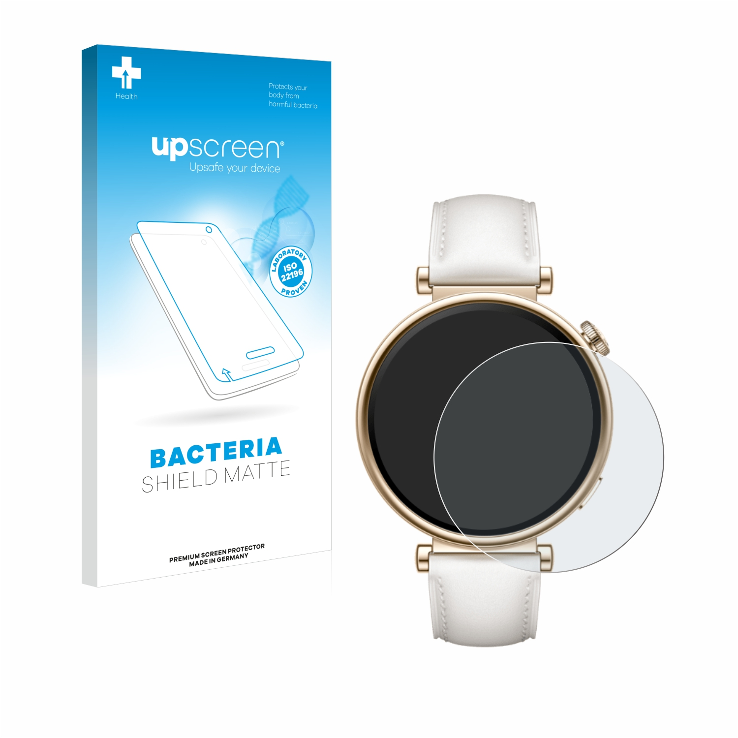 matte Schutzfolie(für UPSCREEN (41mm)) Watch 4 Huawei entspiegelt antibakteriell GT