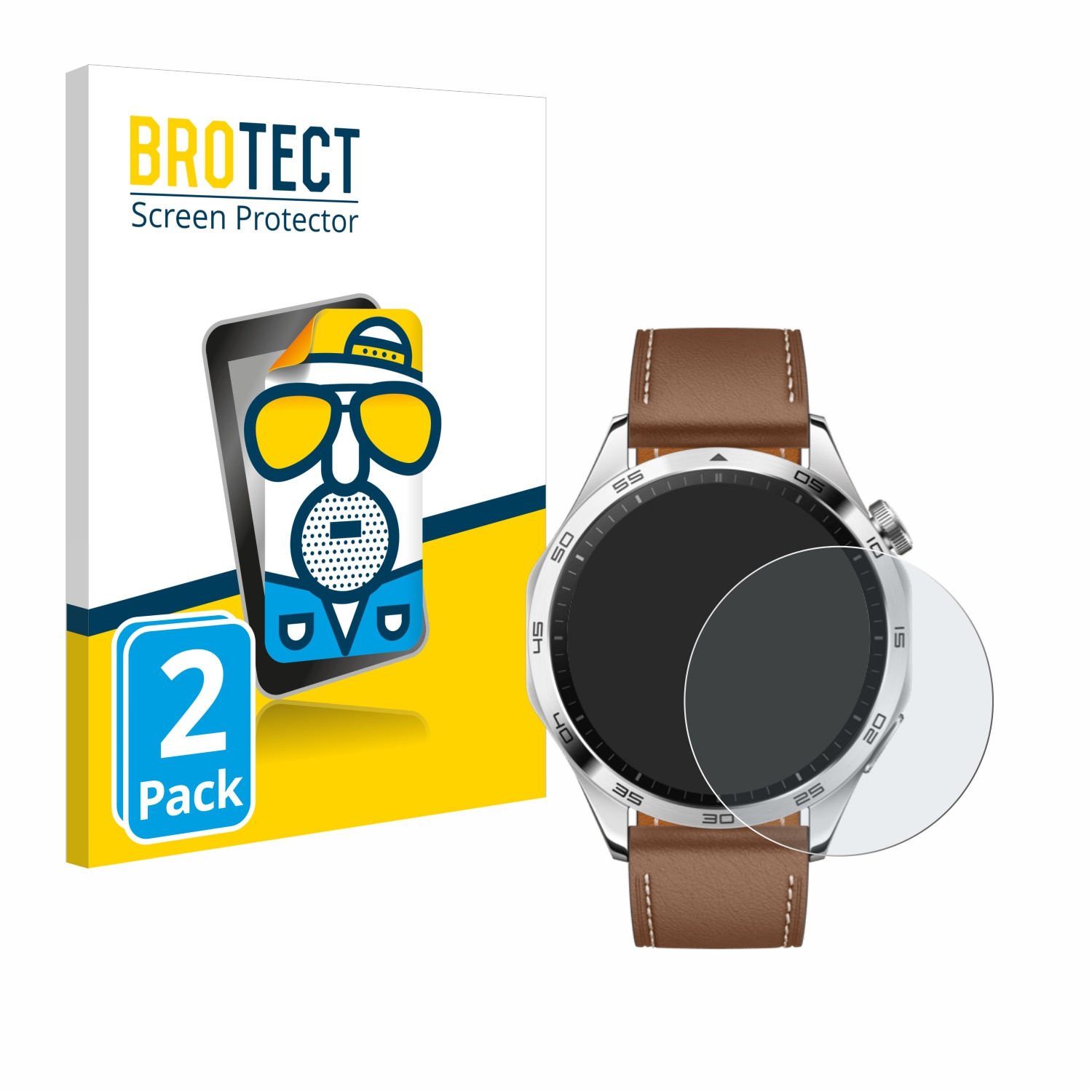Watch 2x GT 4 BROTECT Schutzfolie(für Huawei matte (46mm))