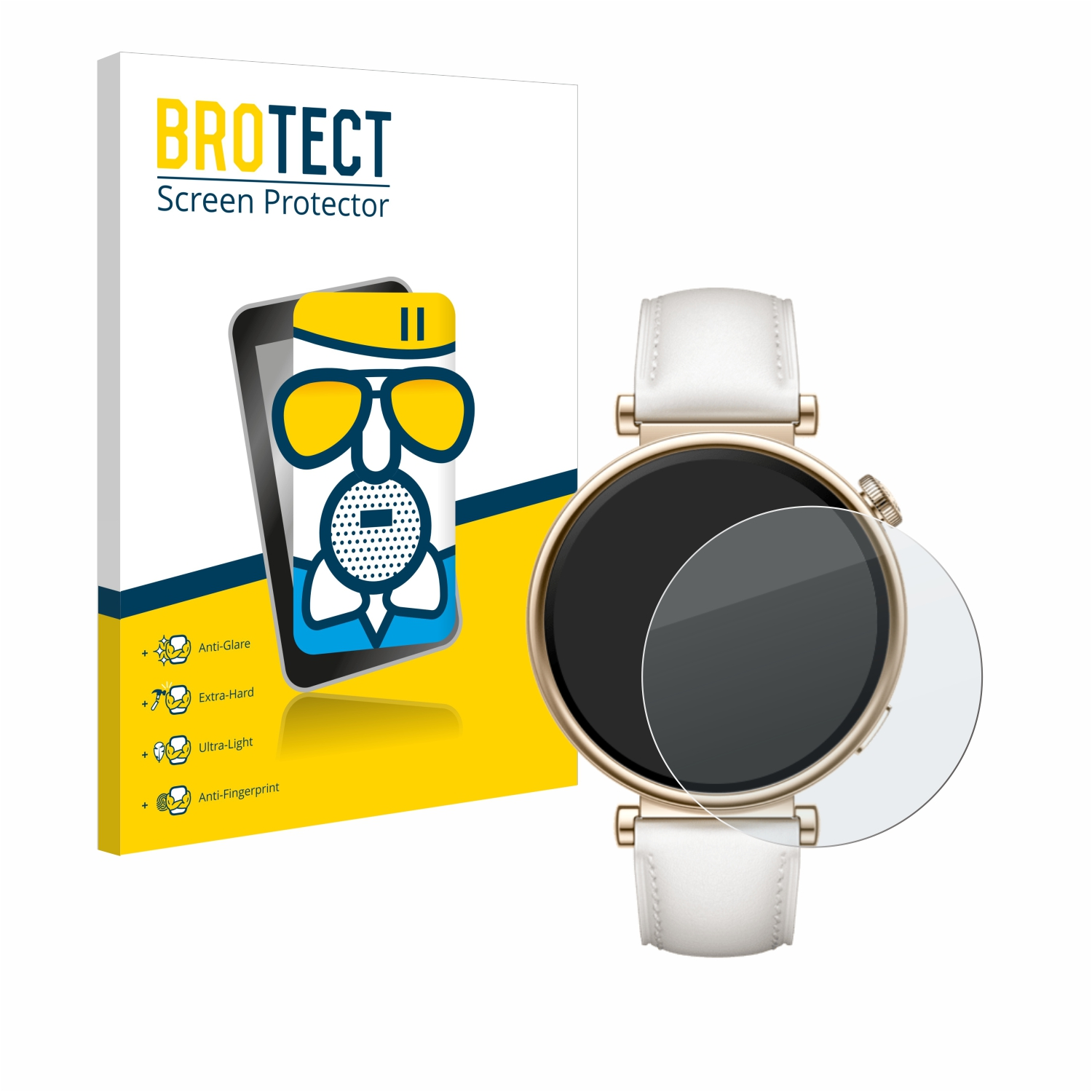 Schutzfolie(für GT BROTECT Airglass (41mm)) matte Huawei Watch 4