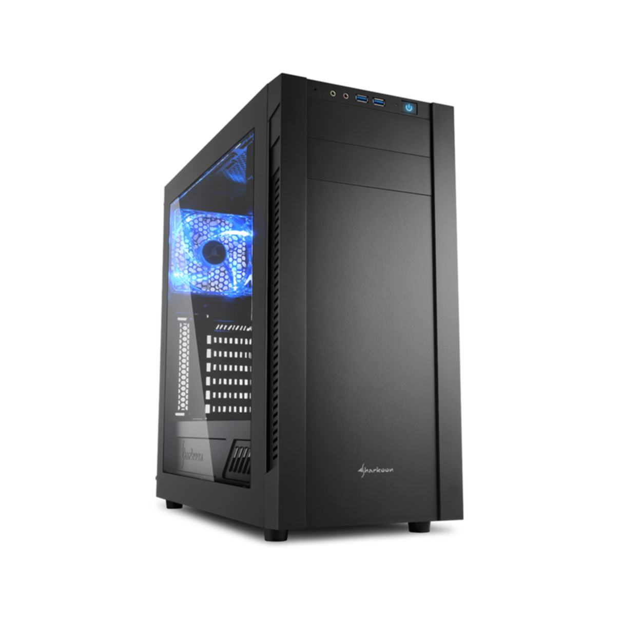 SHARKOON PC S25-W schwarz Gehäuse,