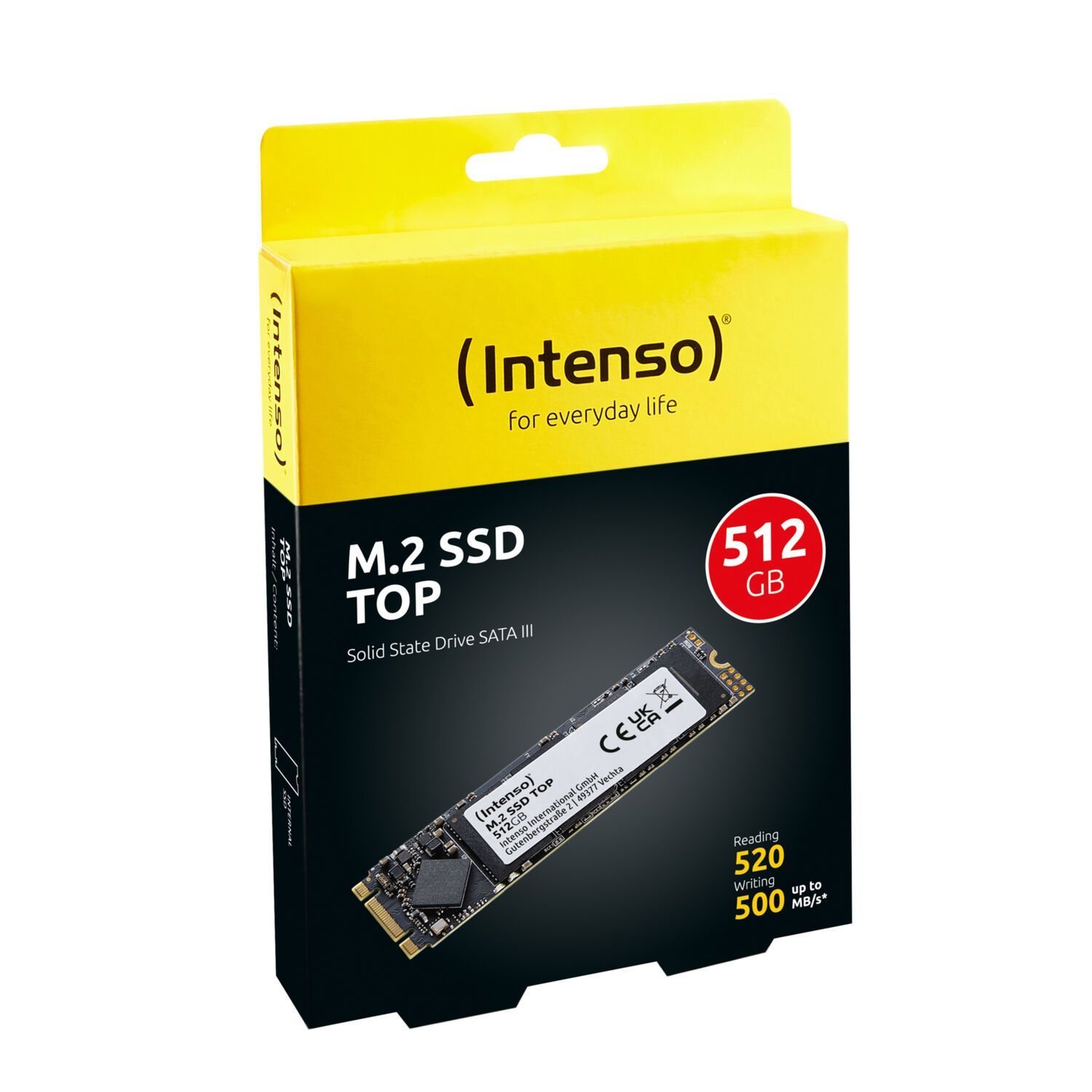 GB Intenso - 2280 III GB, Performance M.2 2.5), intern - 512 intern INTENSO (SSD SSD, - 512 - SATA - Top
