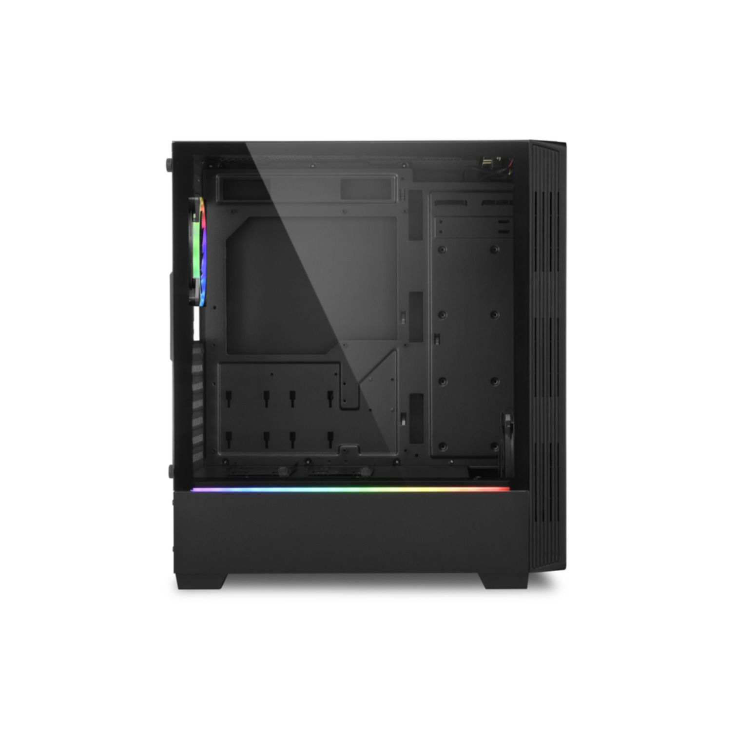 schwarz SHARKOON 100 Gehäuse, PC LIT RGB