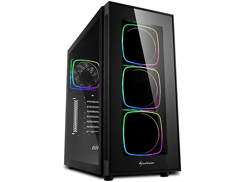 schwarz PC Gehäuse, TG6 RGB SHARKOON