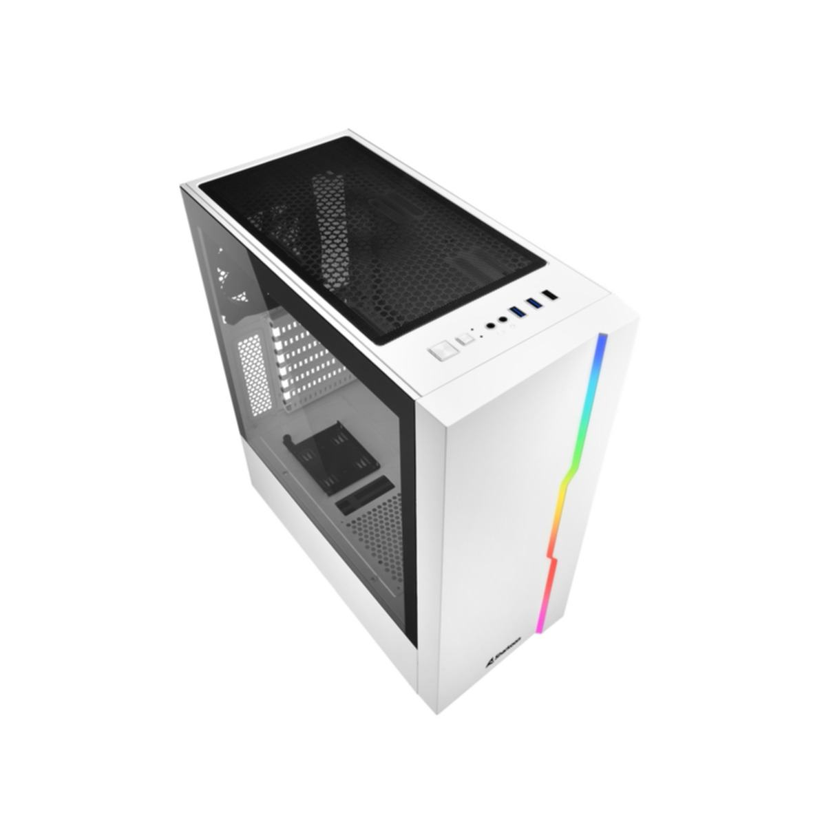 SHARKOON RGB Slider PC weiss Gehäuse