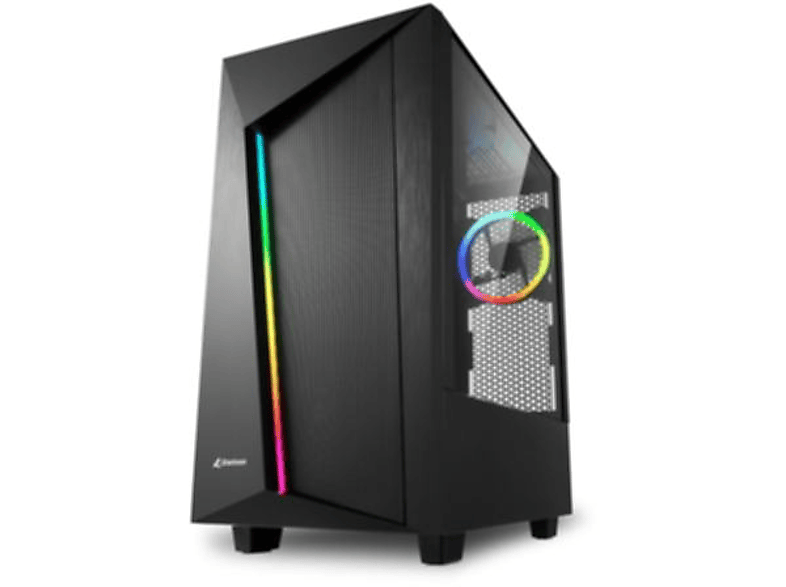 PC SHARKOON Gehäuse, schwarz REV100