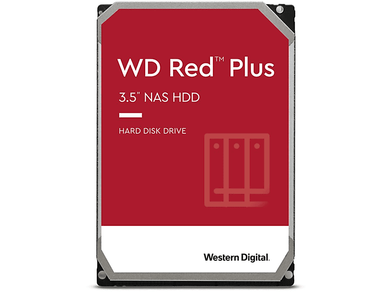WESTERN DIGITAL WD Plus, GB, 3,5 Red HDD, Zoll, intern 14000
