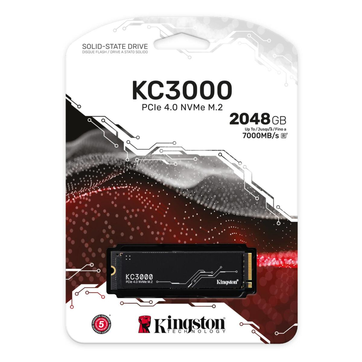 2,5 GB, intern KINGSTON KC3000, Zoll, 2000 SSD,