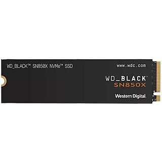 Disco duro interno 4000 GB - WESTERN DIGITAL SSD WD BLACK SN850X 4TB NVME, Interno, Negro