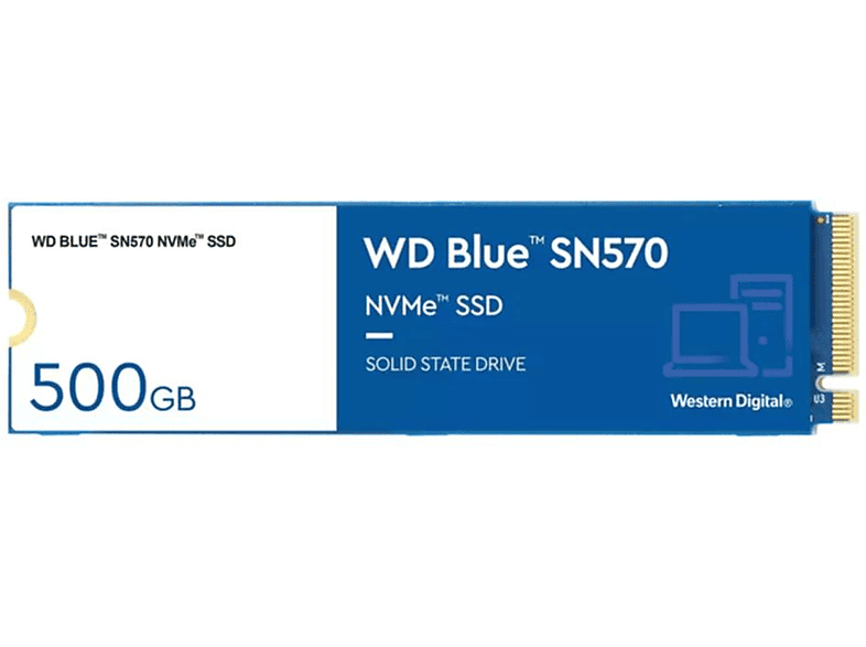 WESTERN DIGITAL WD Blue SN570, 500 GB, SSD, intern