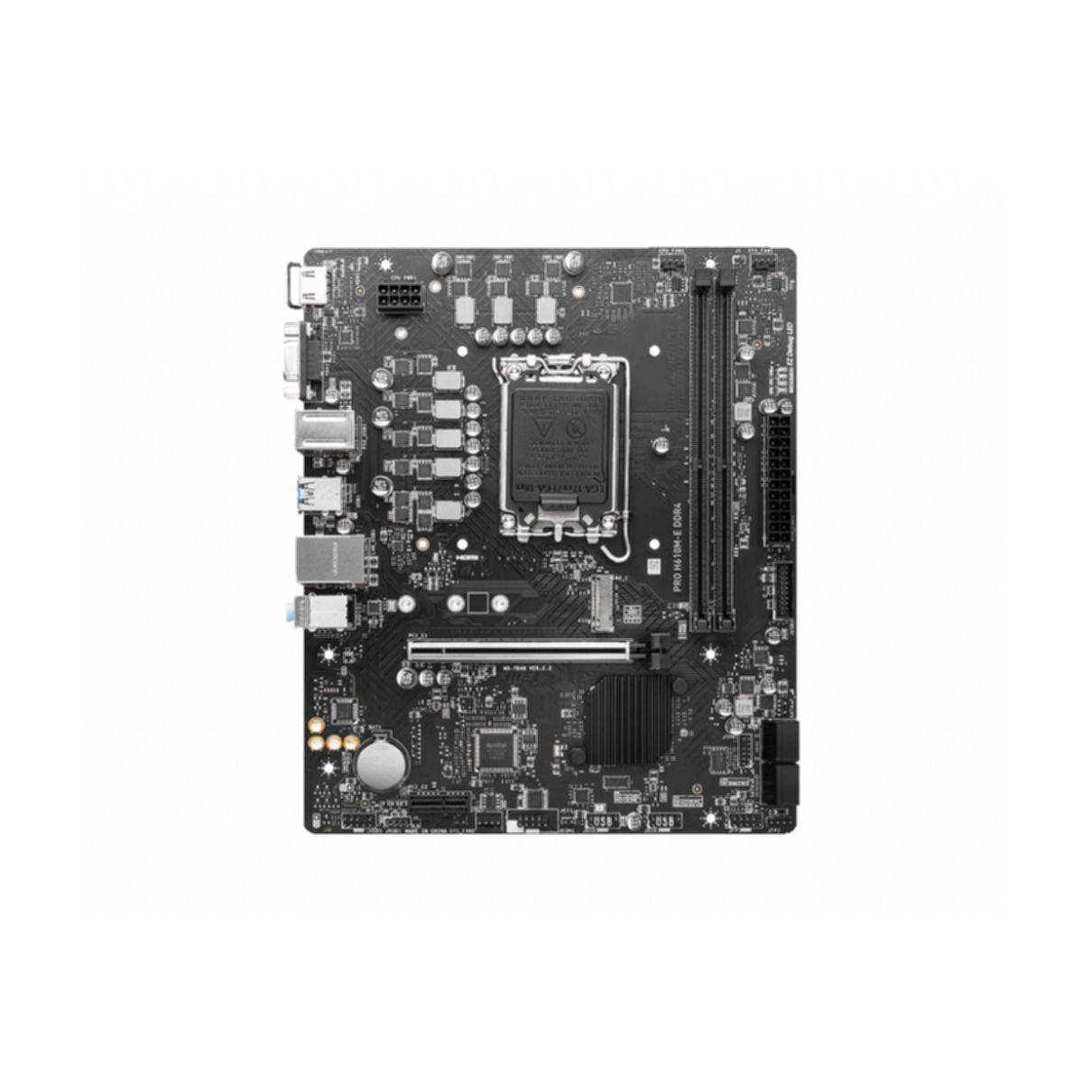 MSI PRO H610M-E schwarz; Mainboards silber DDR4