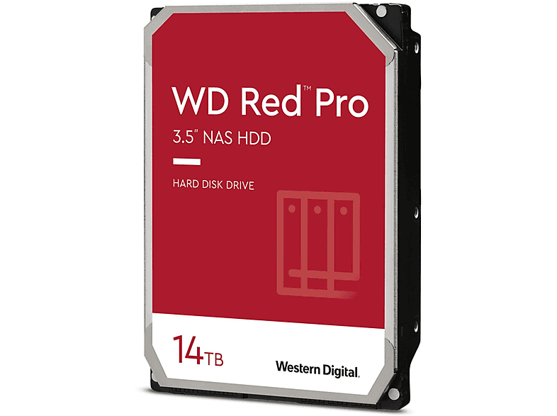 WESTERN DIGITAL Red Zoll, Pro, HDD, GB, 14 intern 3,5