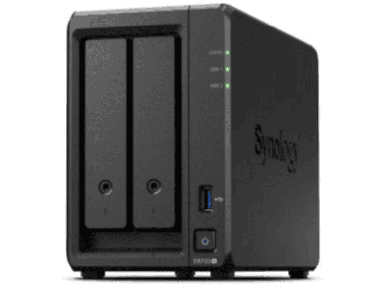 CAPTIVA NAS Server S75-490 (Synology DS723+ / 2GB RAM / 2-Bay 16TB mit 2x 8 TB WD Red Plus) 16 TB 3,5 Zoll