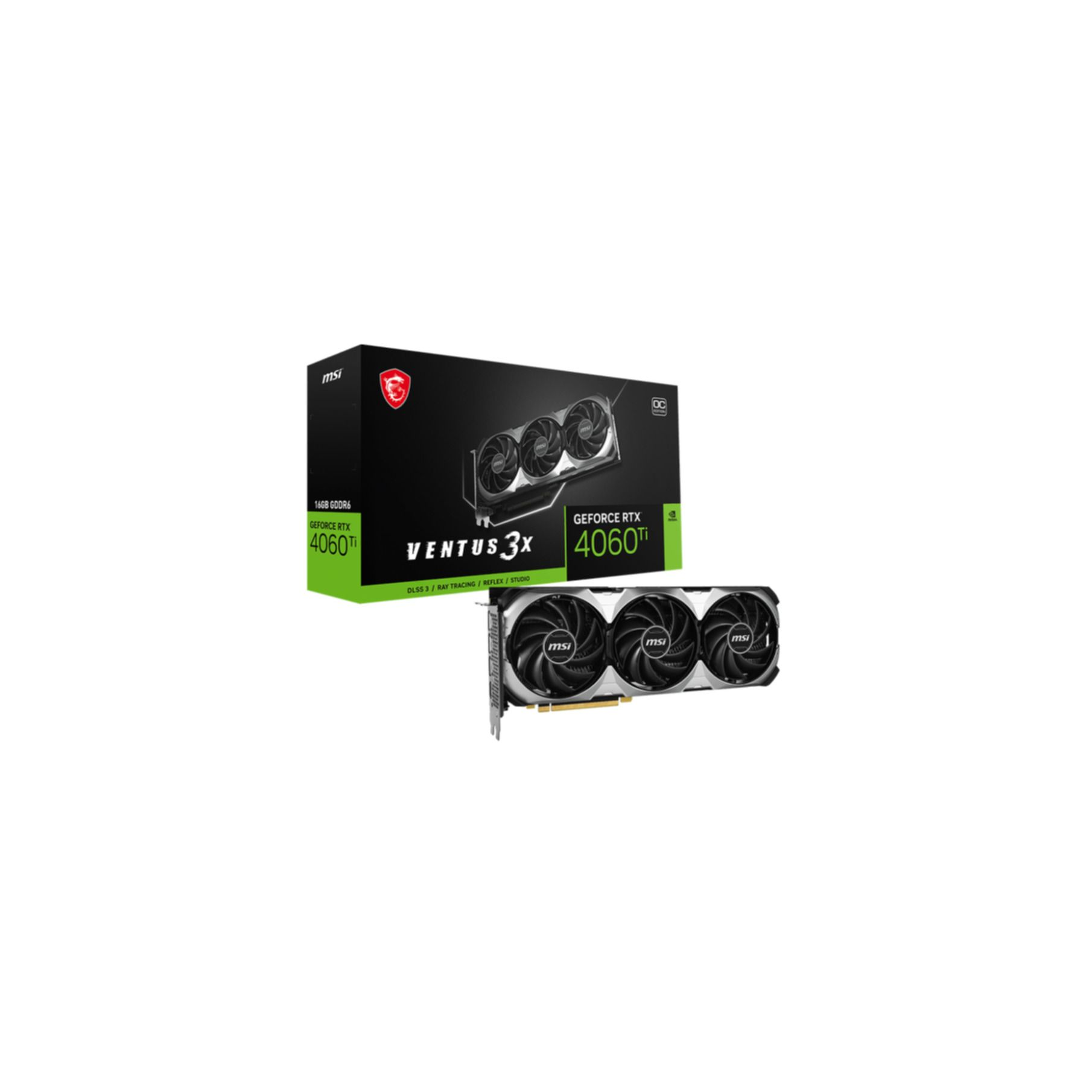 3X RTX (NVIDIA, VENTUS 4060 OC TI 16G MSI Grafikkarte) GEFORCE