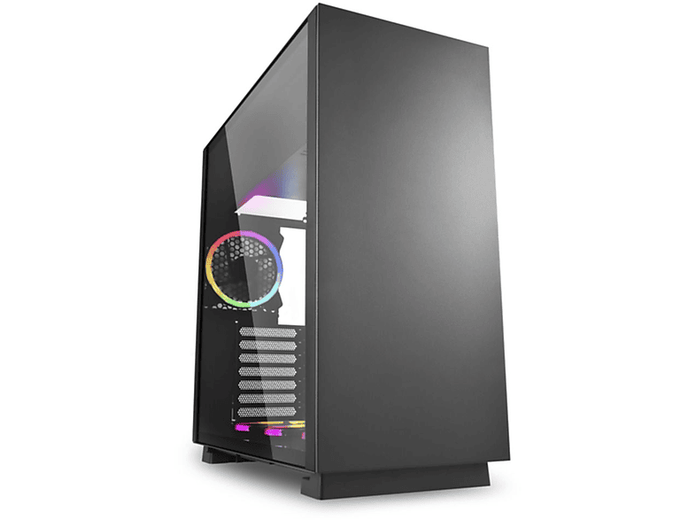 schwarz Steel SHARKOON Gehäuse, RGB PC Pure
