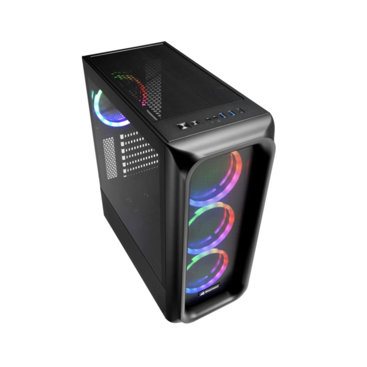 ATX PC schwarz TK5M RGB SHARKOON Gehäuse,