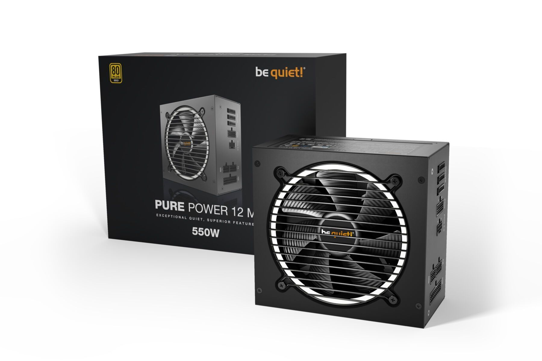 BE QUIET! 12 Pure Netzteil PC 550 M Watt Power