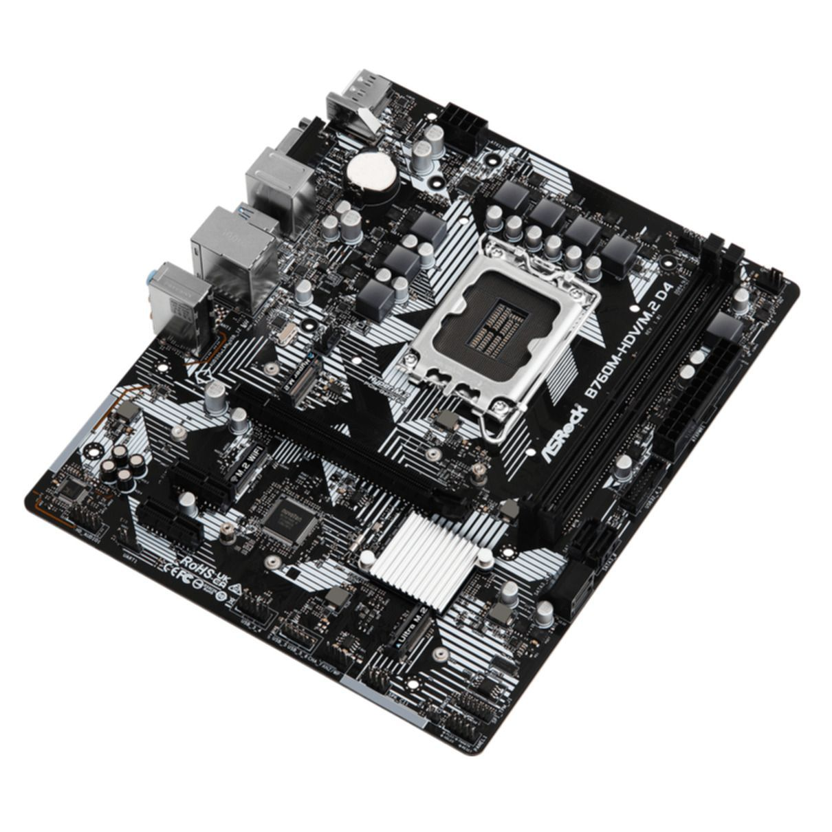 Mainboards schwarz;silber D4 ASROCK B760M-HDV/M.2