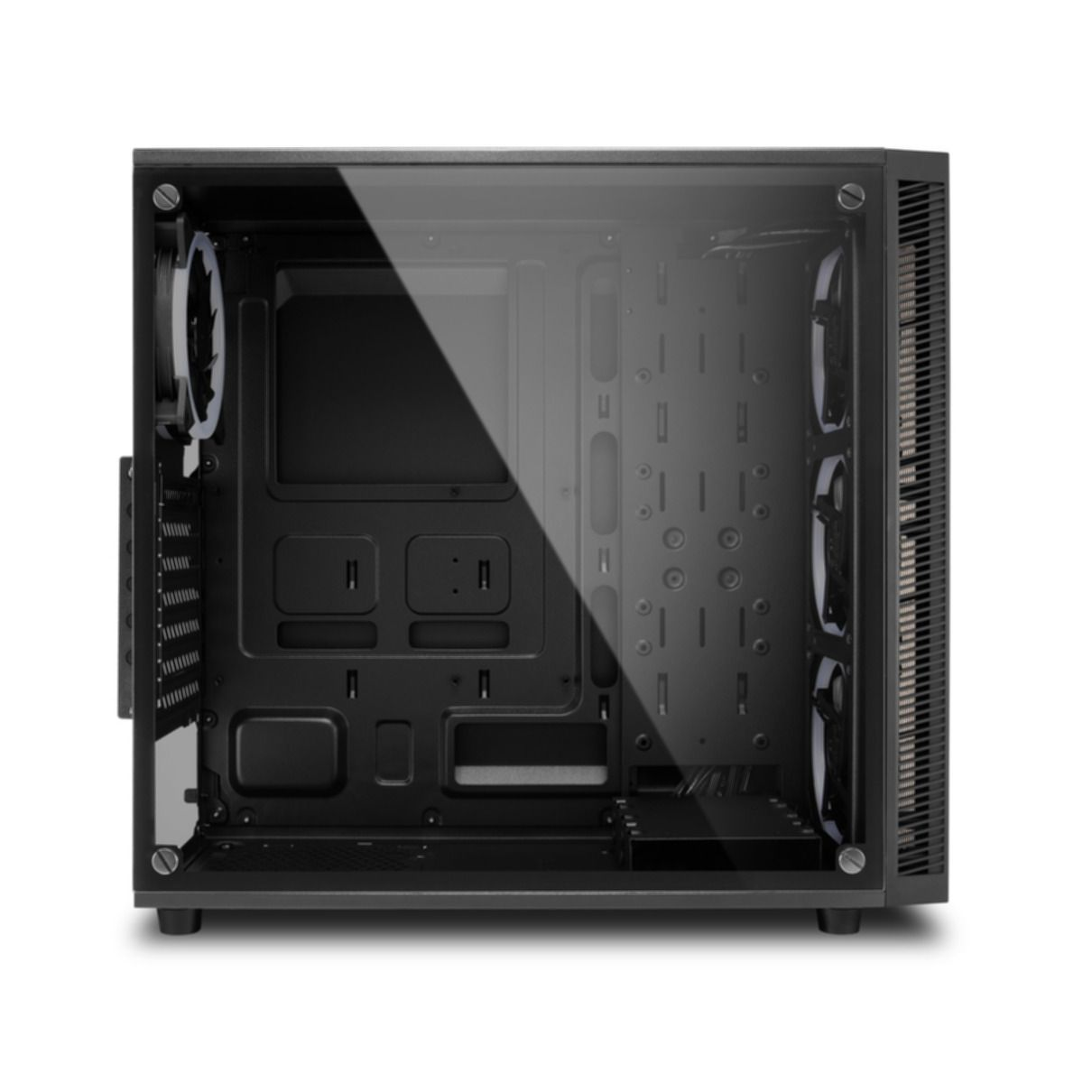 SHARKOON TG4M RGB PC Gehäuse, schwarz