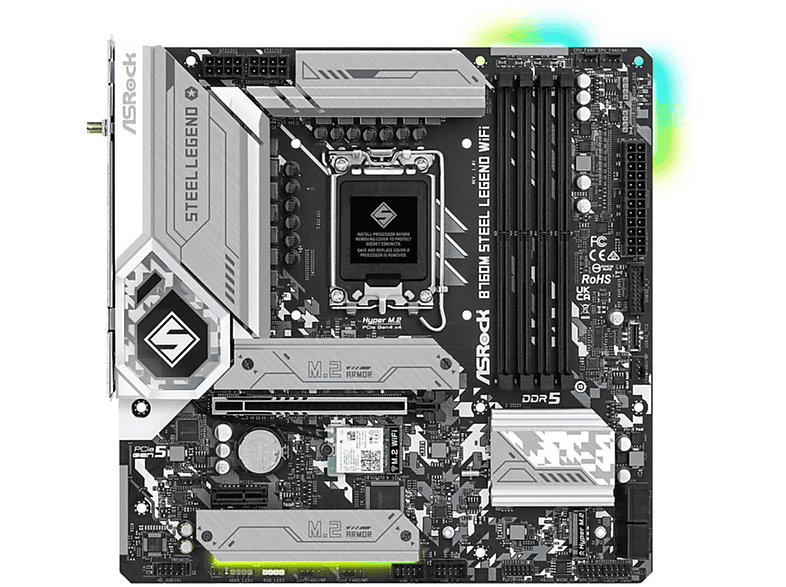 ASROCK B760M Steel Legend WiFi Mainboard darkslategray
