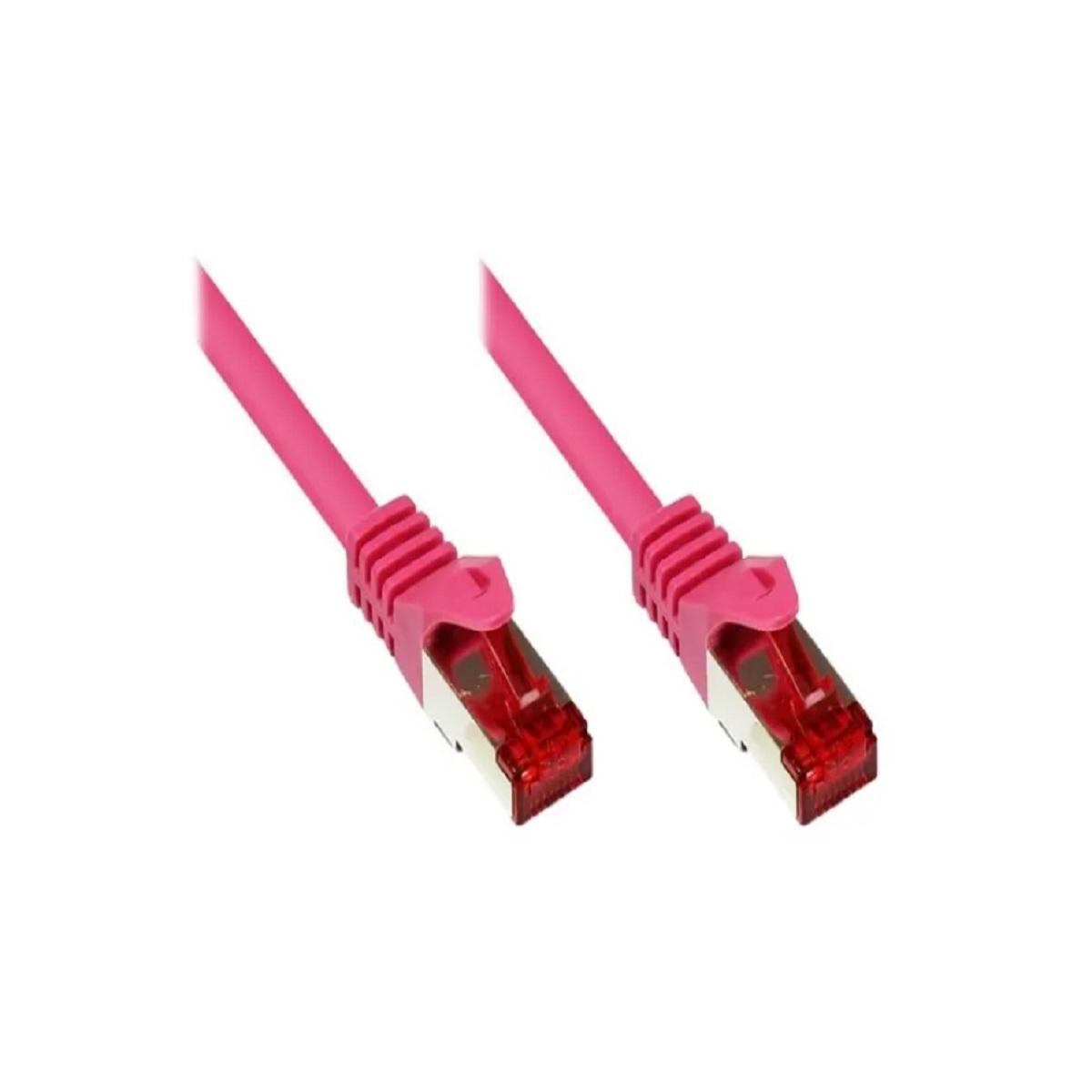 VARIA GROUP SO-31331 Patchkabel Cat.6, Rosa