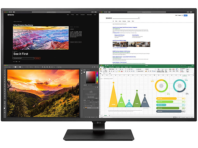 Monitor - LG Lg 43UN700P-B 43" LED IPS 4K UltraHD Negro