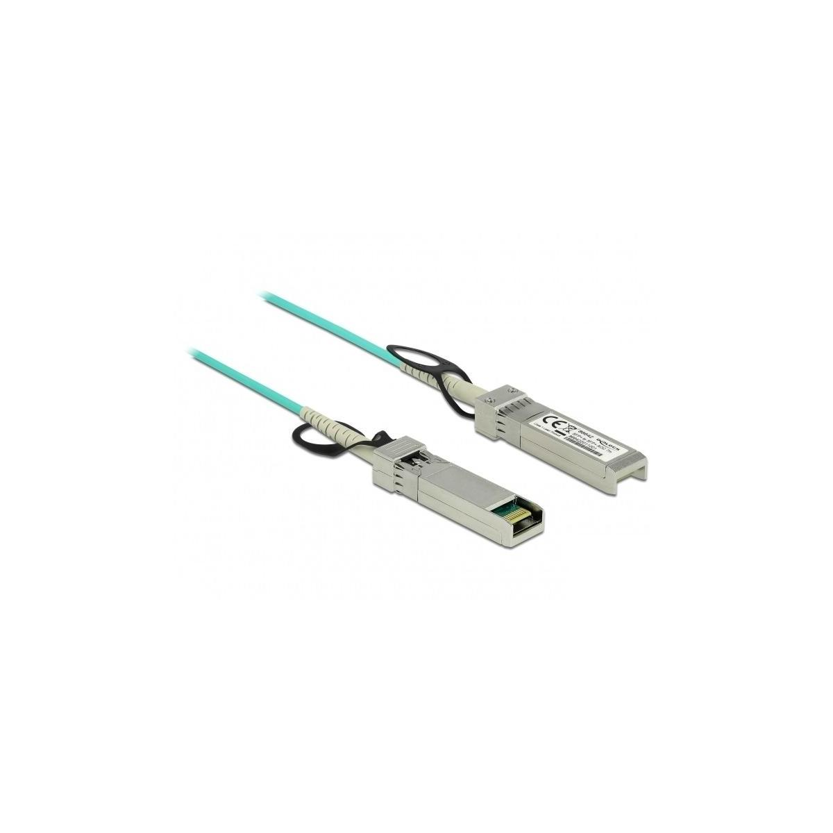 DELOCK 86642 SFP+ Direct Attachment Türkis Cable (AOC), Active