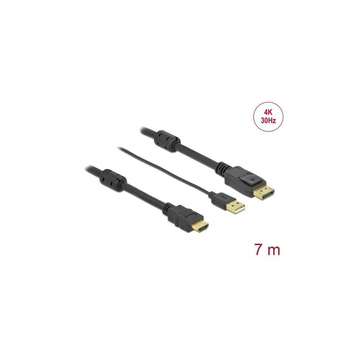 Port Schwarz DELOCK 85967 Kabel, - Display