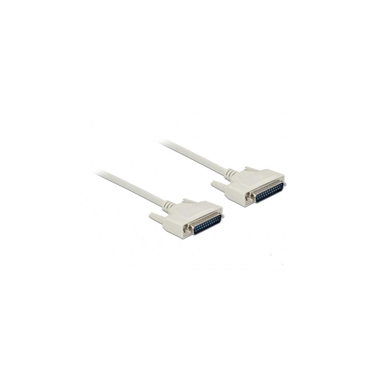 Cavo seriale bianco con due connettori.