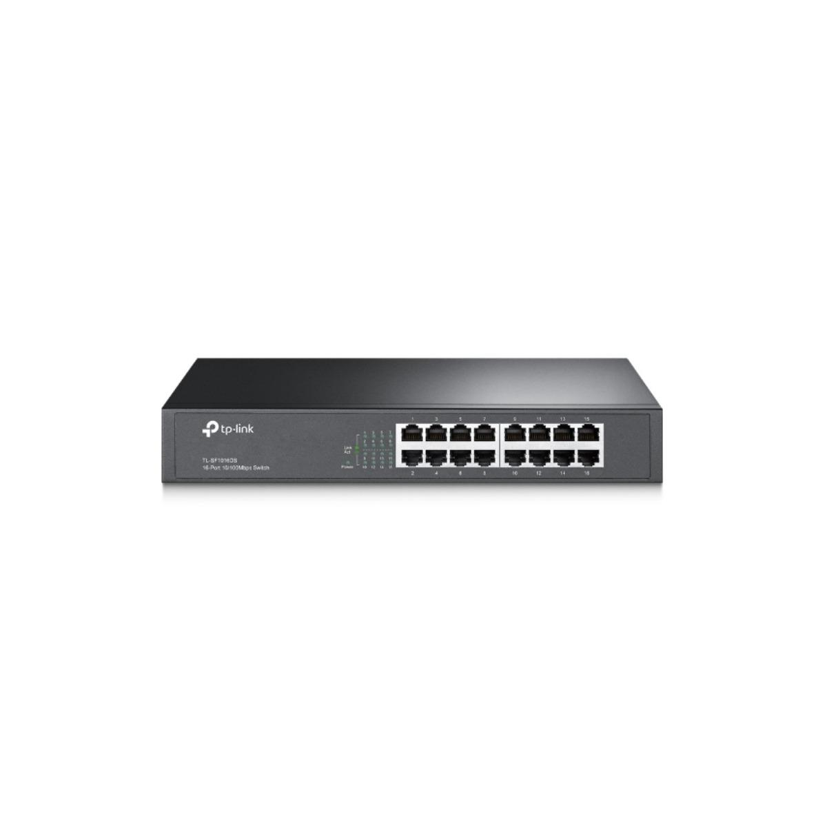 TP-LINK TL-SF1016DS 16-Port Switch unmanaged 16 Switches 100MBit/s