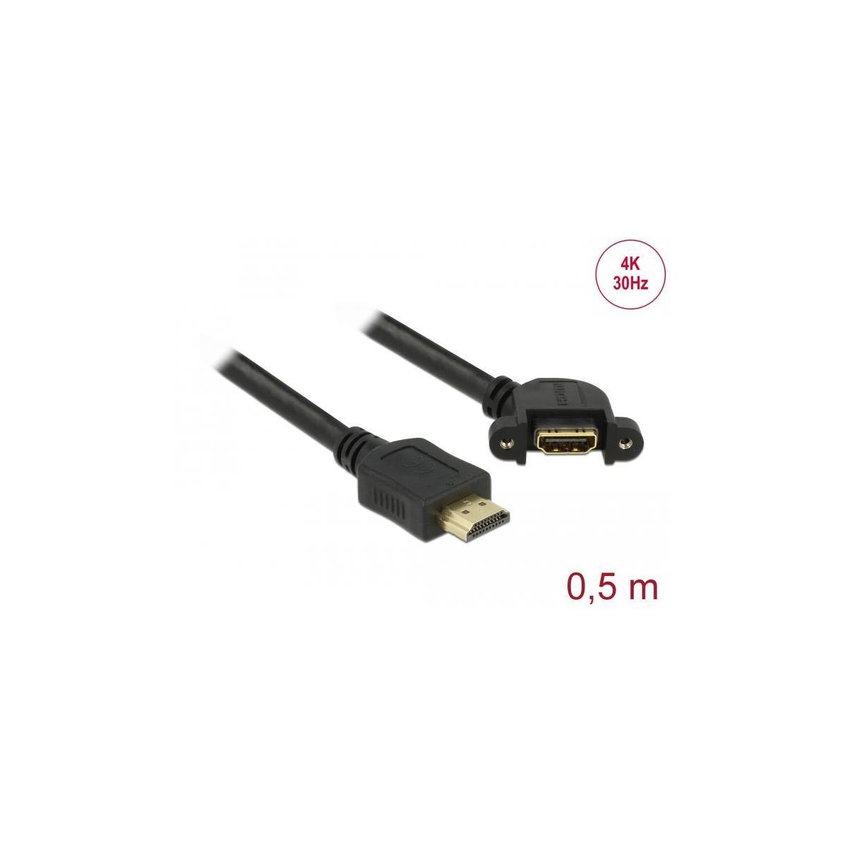 Kabel, 85467 DELOCK Schwarz HDMI