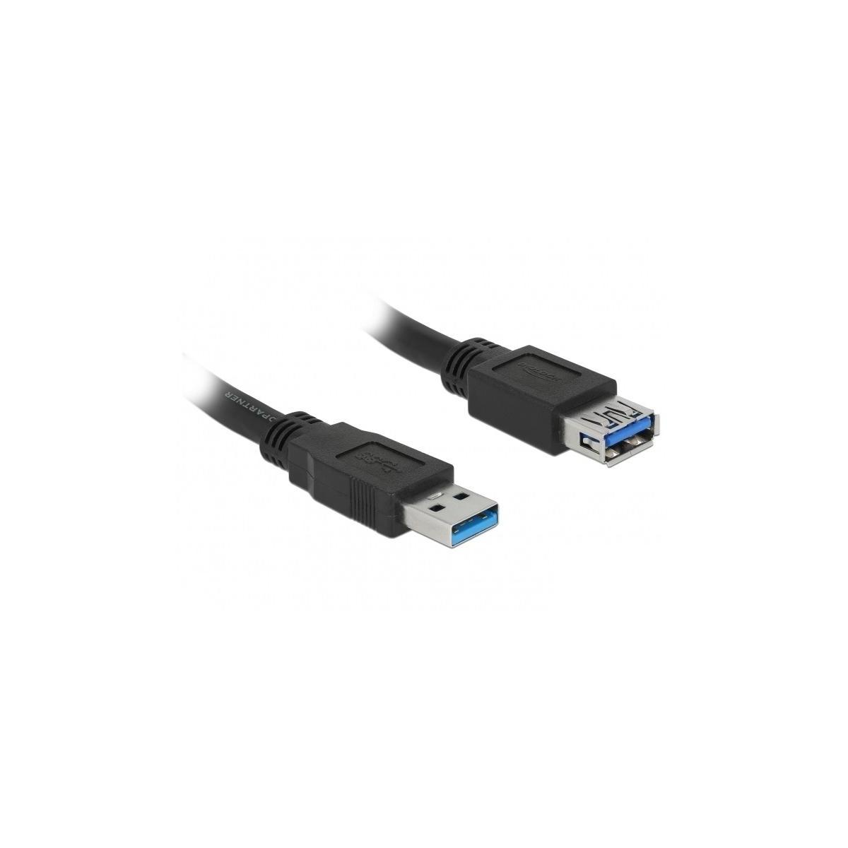USB <lt/> Zubehör Bu Typ-A 3.0 Peripheriegeräte 0,5m Kabel, DELOCK USB St Schwarz DELOCK Kabel & &