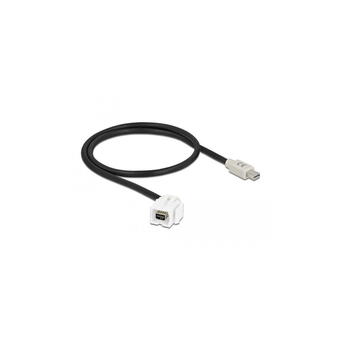 - Schwarz Display Kabel, 86860 DELOCK Port