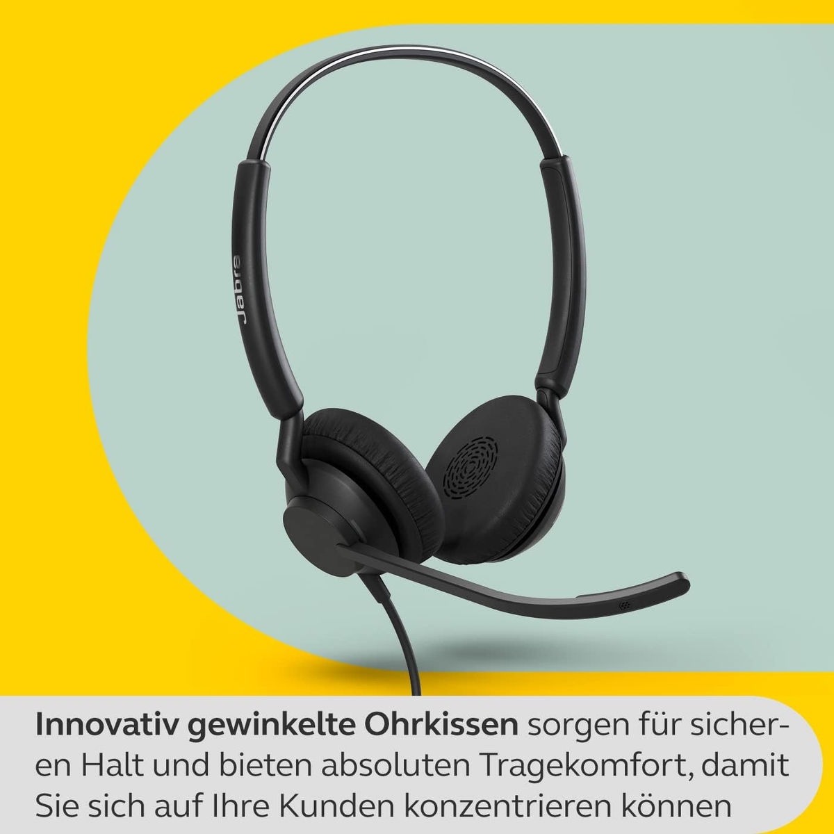 JABRA Coinvolgi 40, On-ear kopfhörer Schwarz Bluetooth